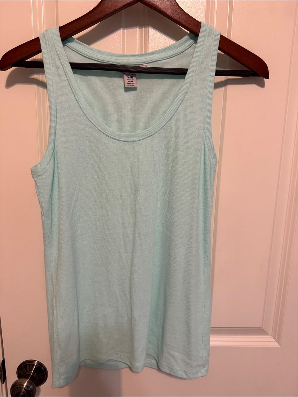 Tommy Bahama Mint Aqua ribbed Tank Top